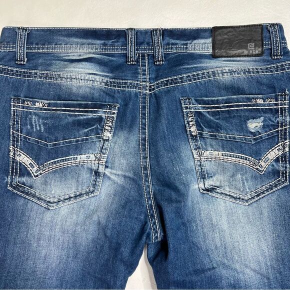 CJāBlackā|āFactoryāDistressedāBootcutāJeans - Picture 4 of 4